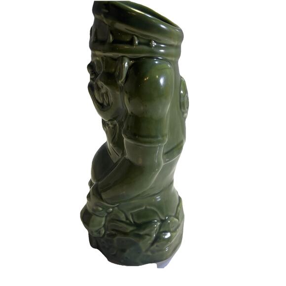 Tiki Farm Green Bruiser Tiki Mug Tumbler San Diego Comic Con 2017 Squindo Skull - Picture 3 of 7